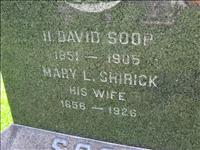 Soop, H. David and Mary L. (Shirick)